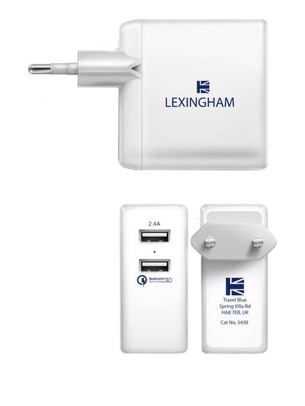Lexingham Wall Charg Plug Eur2.4Amp