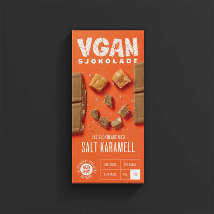  VGAN White Chocolate with Salty Caramel and Almonds