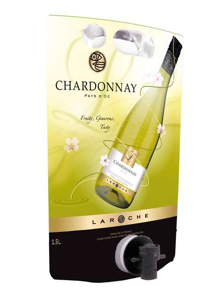Laroche L Chardonnay 1,5 L Pouch/ Bag in Box
