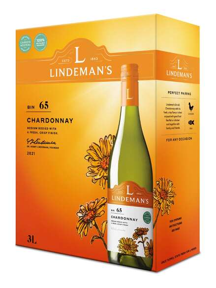 Lindeman's BIN 65 Chardonnay Bag in box