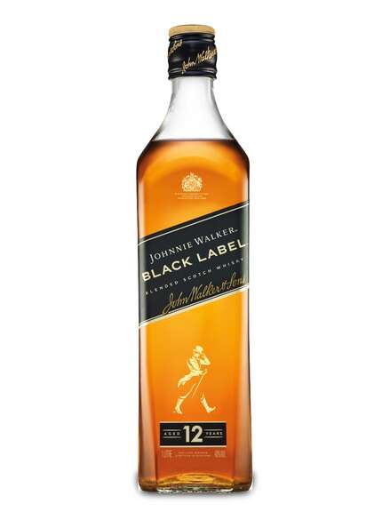 Johnnie Walker Black Label Blended Malt Scotch Whisky 12 years old