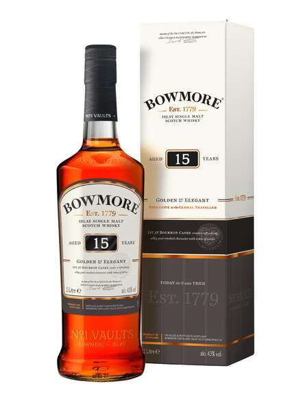 Bowmore Islay Single Malt Scotch Whisky 15 years old