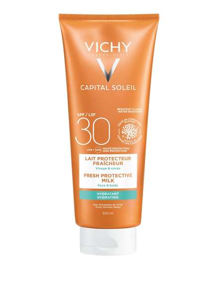 Vichy Capital Soleil Fresh Protective Milk Face & Body SPF30