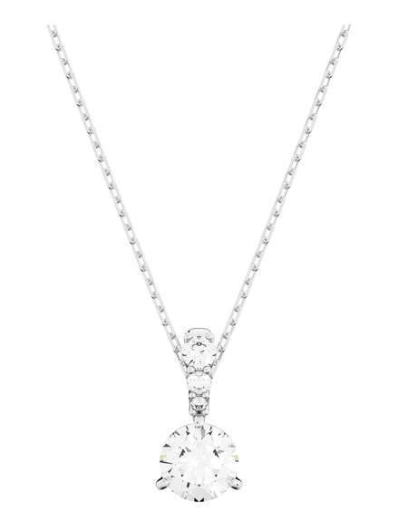 Swarovski necklace "SS SOLITAIRE:PEND CZWH/RHS"