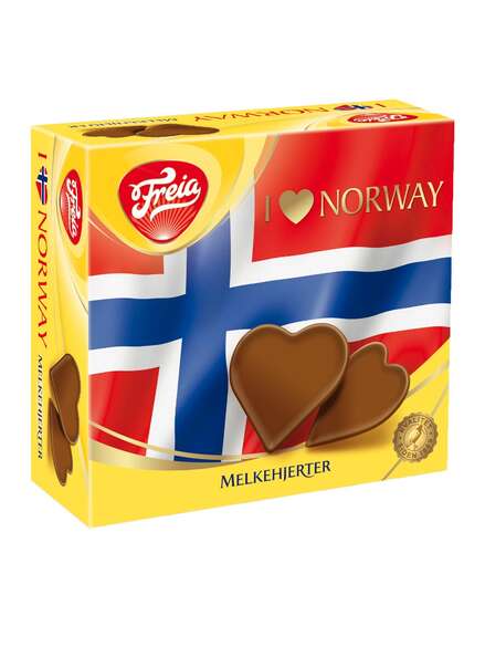 Freia I love Norway Melkehjerter