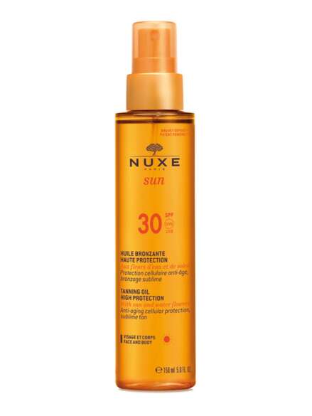 Nuxe Sun Tanning Oil High Protection SPF30