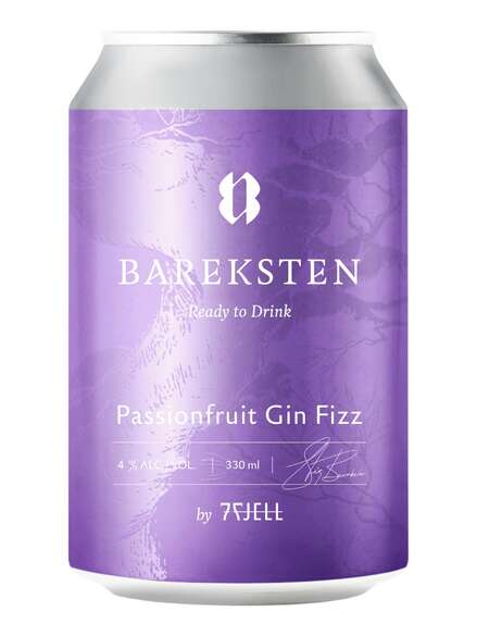 Bareksten by 7 Fjell Passionfruit Gin Fizz