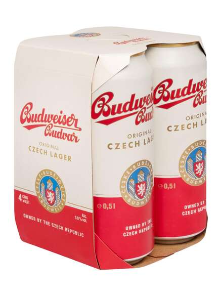 Budweiser Budvar Pils 4x0,5L
