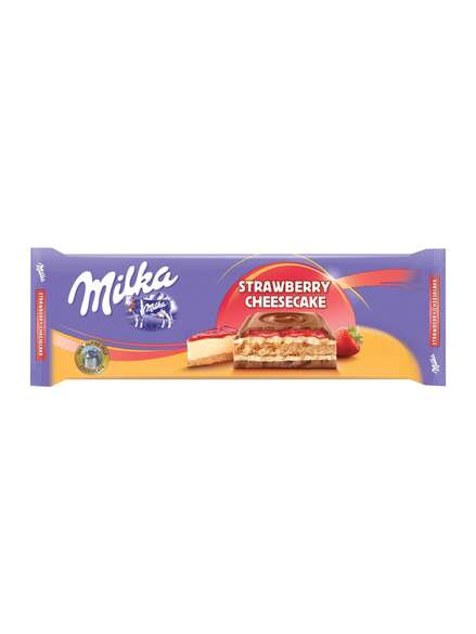 Milka Strawberry Cheesecake