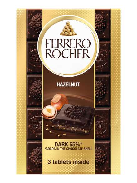 Ferrero Rocher Dark Hazelnut Tablets 270 g