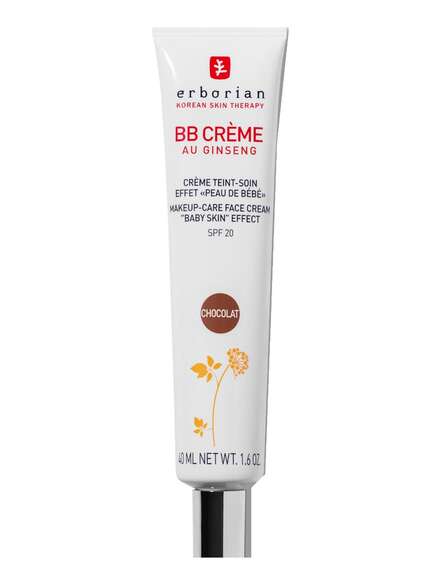 Erborian BB Crème Makeup-Care Face Cream "Baby Skin" Effect SPF 20 Chocolat