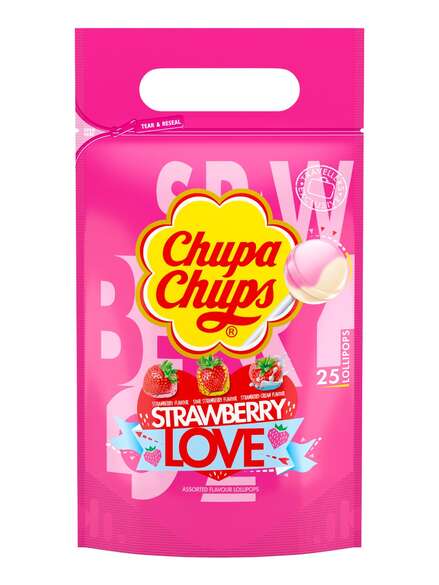 Chupa Chups Strawberry Love 300g