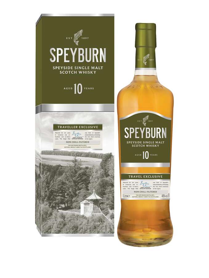 Speyburn 10 Years Old Speyside Single Malt Scotch Whisky 0