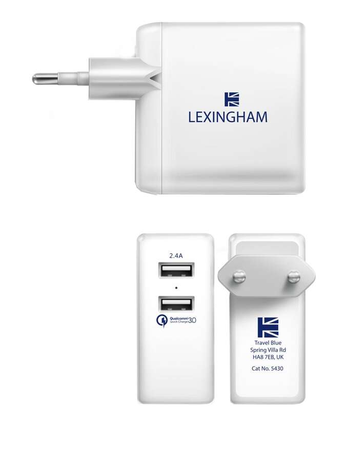 Lexingham Wall Charg Plug Eur2.4Amp 0