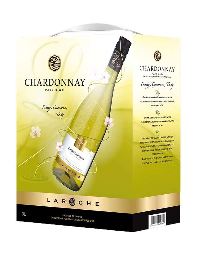 Laroche L chardonnay Bag in box  1