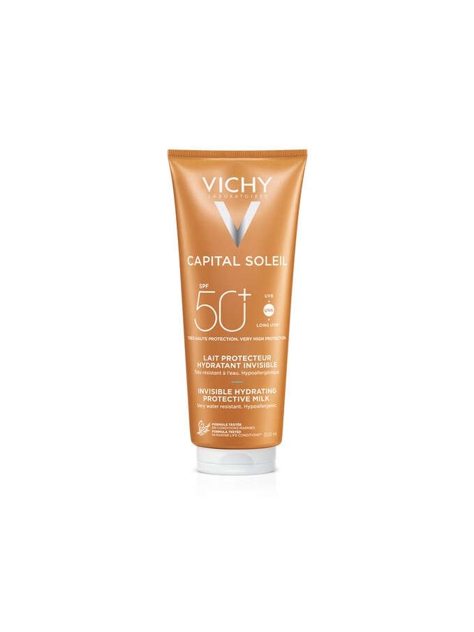 Vichy Capital Soleil Fresh Hydrating Milk Face & Body SPF50+ 1