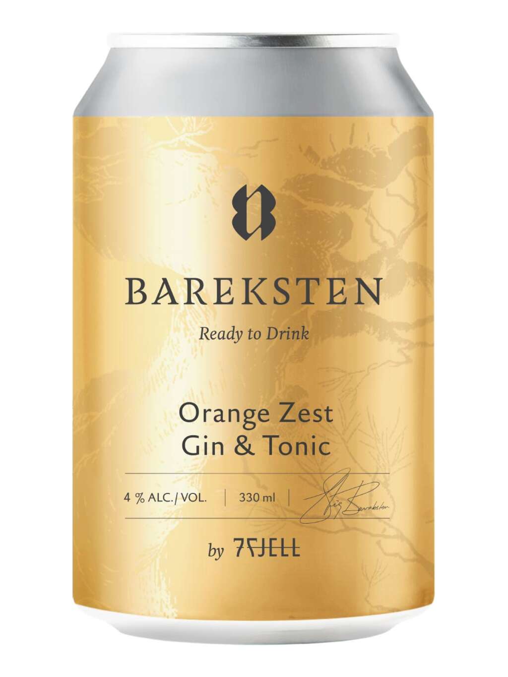 Bareksten by 7 Fjell Orange Zest Gin & Tonic